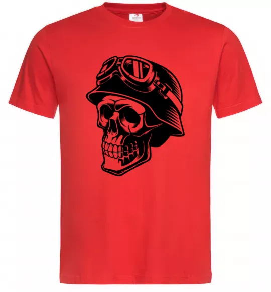 Чоловіча футболка Motorcycle rider Червоний фото