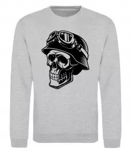 Світшот Motorcycle rider Сірий меланж фото