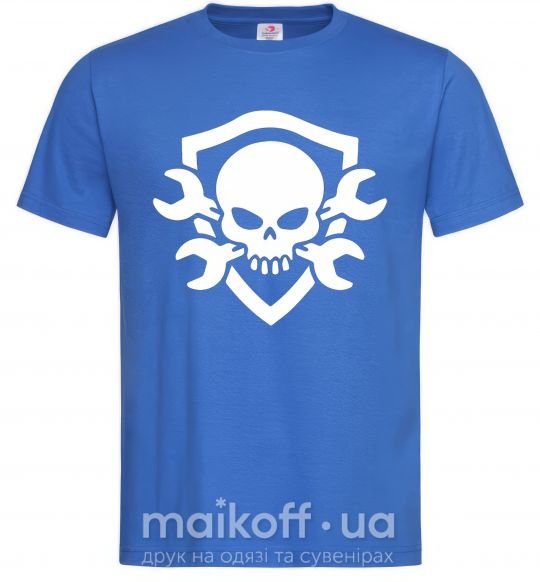 Чоловіча футболка Skull sign Яскраво-синій фото
