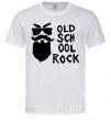 Чоловіча футболка Old school rock Білий фото