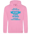 Жіноча толстовка (худі) Race the rain ride the wind chase the sunset Рожевий фото