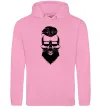 Мужская толстовка (худи) Skull biker Розовый Мужская толстовка (худи) Skull biker Розовый фото