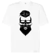 Футболка Оверсайз Skull biker Белый Футболка Оверсайз Skull biker Белый фото