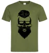 Чоловіча футболка Skull biker Оливковий Чоловіча футболка Skull biker Оливковий фото