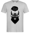 Чоловіча футболка Skull biker Сірий Чоловіча футболка Skull biker Сірий фото