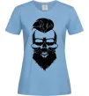 Жіноча футболка Skull biker Блакитний Жіноча футболка Skull biker Блакитний фото