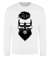 Світшот Skull biker Білий Світшот Skull biker Білий фото