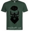Мужская футболка Skull biker Темно-зеленый фото