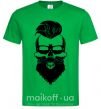 Мужская футболка Skull biker Зеленый фото