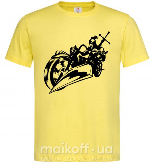 Чоловіча футболка Fantasy rider Лимонний фото
