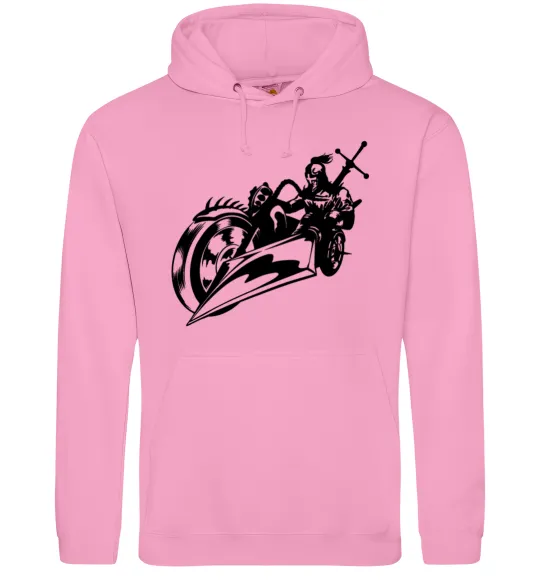 Жіноча толстовка (худі) Fantasy rider Рожевий фото