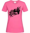 Жіноча футболка Fantasy rider Яскраво-рожевий фото