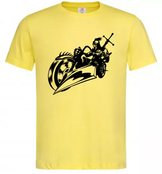 Чоловіча футболка Fantasy rider Лимонний фото