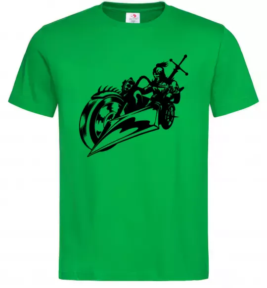 Чоловіча футболка Fantasy rider Зелений фото