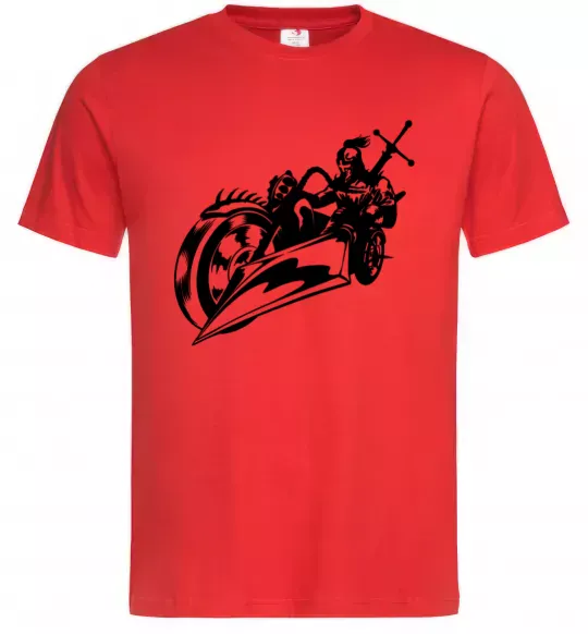 Чоловіча футболка Fantasy rider Червоний фото