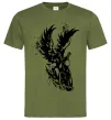 Чоловіча футболка Wings of freedom Оливковий Чоловіча футболка Wings of freedom Оливковий фото