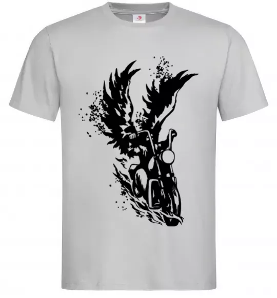 Чоловіча футболка Wings of freedom Сірий фото