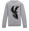 Дитячий світшот Wings of freedom Сірий меланж Дитячий світшот Wings of freedom Сірий меланж фото