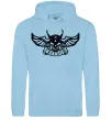 Мужская толстовка (худи) Freedom demon Голубой фото