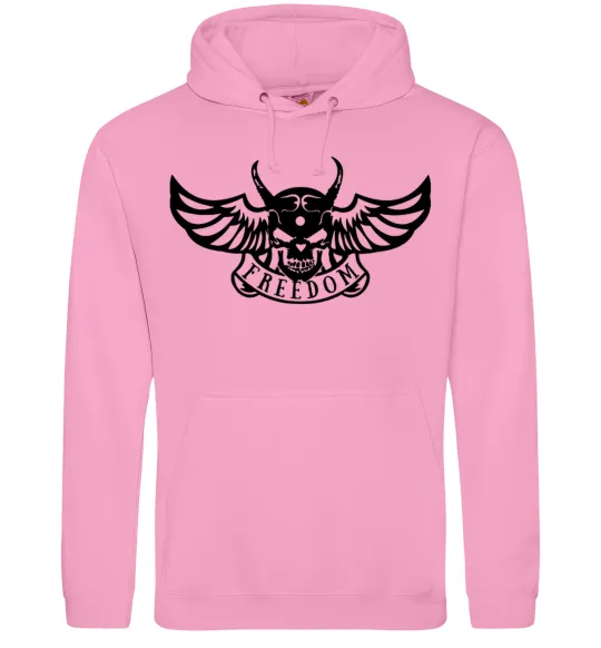 Жіноча толстовка (худі) Freedom demon Рожевий фото