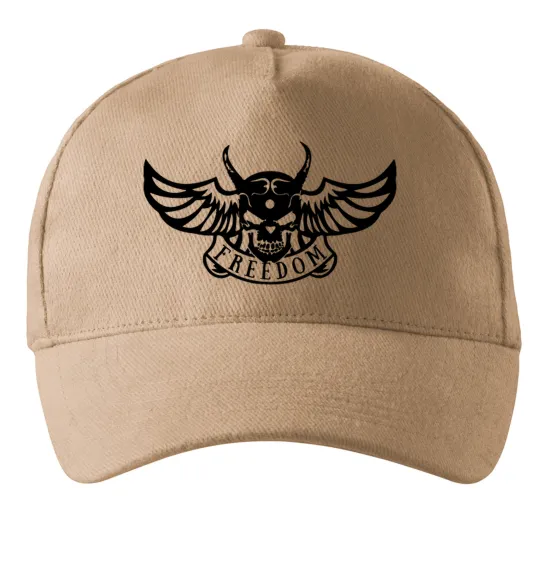 Кепка Freedom demon Песочный фото