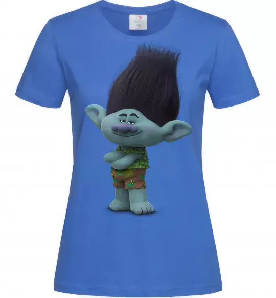 Женская футболка Branch Ярко-синий фото