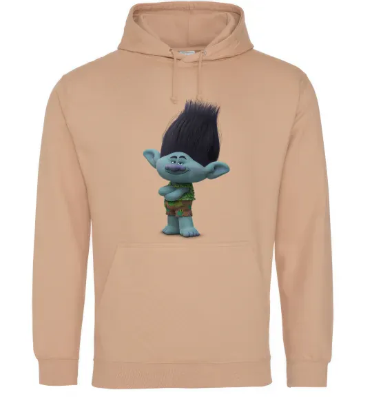 Женская толстовка (худи) Branch Песочный фото