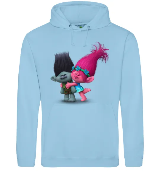 Женская толстовка (худи) Branch and Poppy Голубой фото