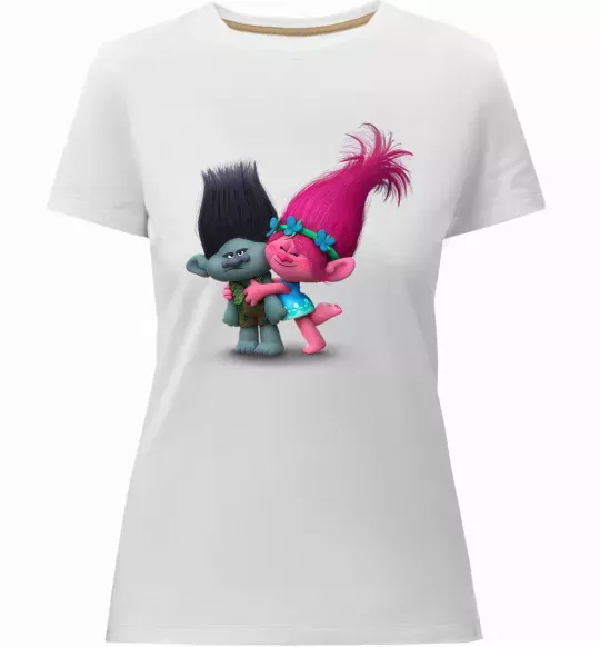 Жіноча преміум футболка Branch and Poppy Білий фото