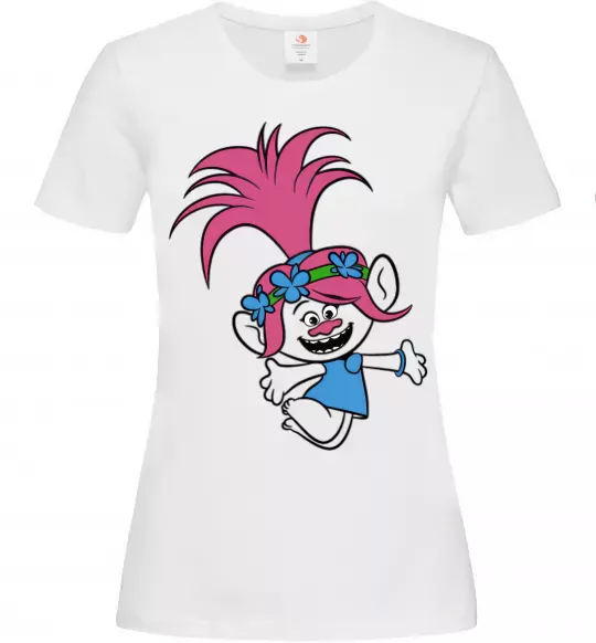 Жіноча футболка Poppy Trolls Білий фото