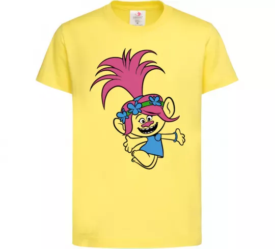 Детская футболка Poppy Trolls Лимонный фото