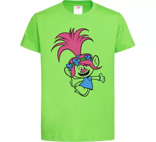 Детская футболка Poppy Trolls Лаймовый фото