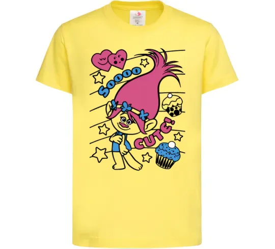 Дитяча футболка Sooo cute Лимонний фото