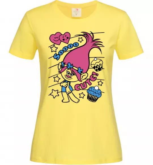 Женская футболка Sooo cute Лимонный фото