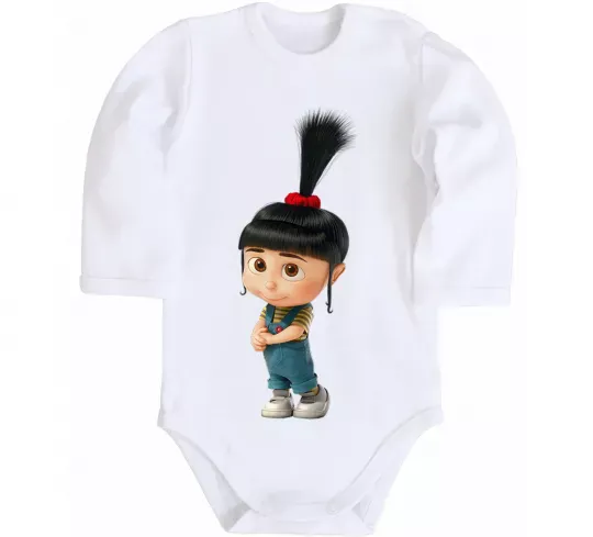 Дитячий бодік Агнес Білий фото