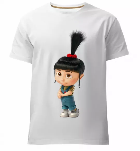 Чоловіча преміум футболка Агнес Білий фото