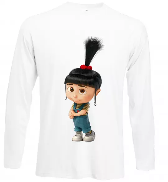 Лонгслив Агнес Белый фото