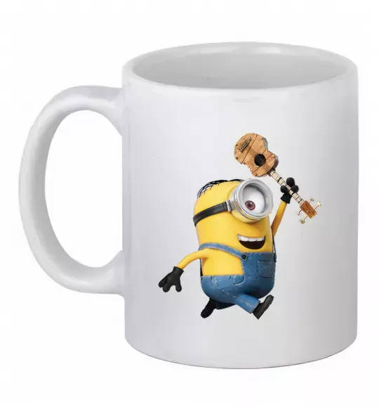 Чашка керамическая Minion Stuart Белый фото