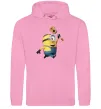 Чоловіча толстовка (худі) Minion Stuart Рожевий фото