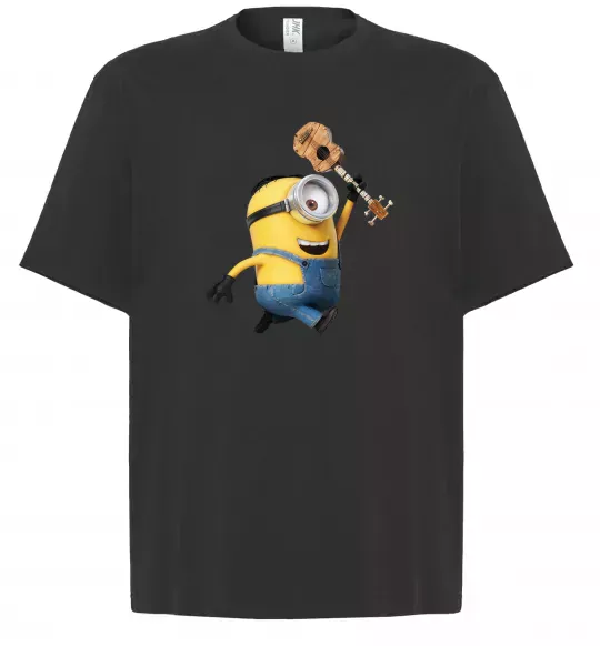 Футболка Оверсайз Minion Stuart Черный фото