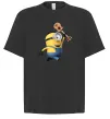 Футболка Оверсайз Minion Stuart Черный фото