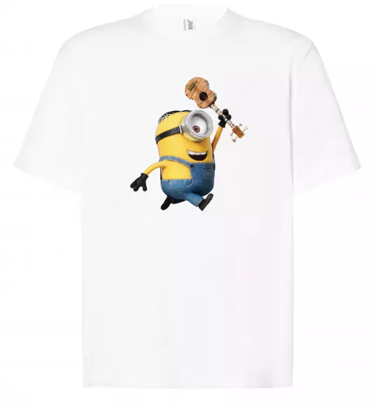 Футболка Оверсайз Minion Stuart Белый фото