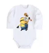 Дитячий бодік Minion Stuart Білий фото