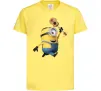 Детская футболка Minion Stuart Лимонный фото