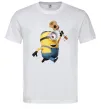 Чоловіча футболка Minion Stuart Білий фото