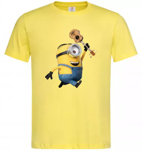 Чоловіча футболка Minion Stuart Лимонний фото