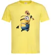 Чоловіча футболка Minion Stuart Лимонний фото