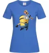 Жіноча футболка Minion Stuart Яскраво-синій Жіноча футболка Minion Stuart Яскраво-синій фото