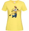 Жіноча футболка Minion Stuart Лимонний Жіноча футболка Minion Stuart Лимонний фото