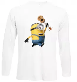 Лонгслив Minion Stuart Белый фото
